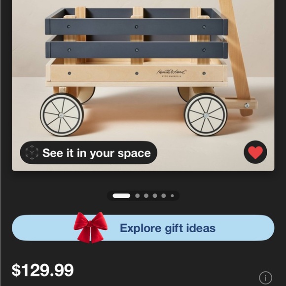 Hearth & Hand Magnolia Toy Wagon - New in Box - Picture 4 of 6